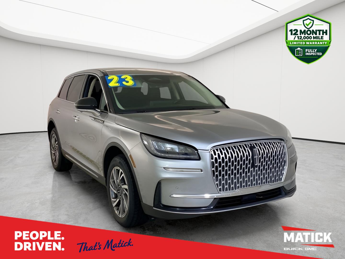 Silver Radiance Metallic Clearcoat 2023 Lincoln Corsair SUV / Crossover All-Wheel Drive 8-Speed Automatic