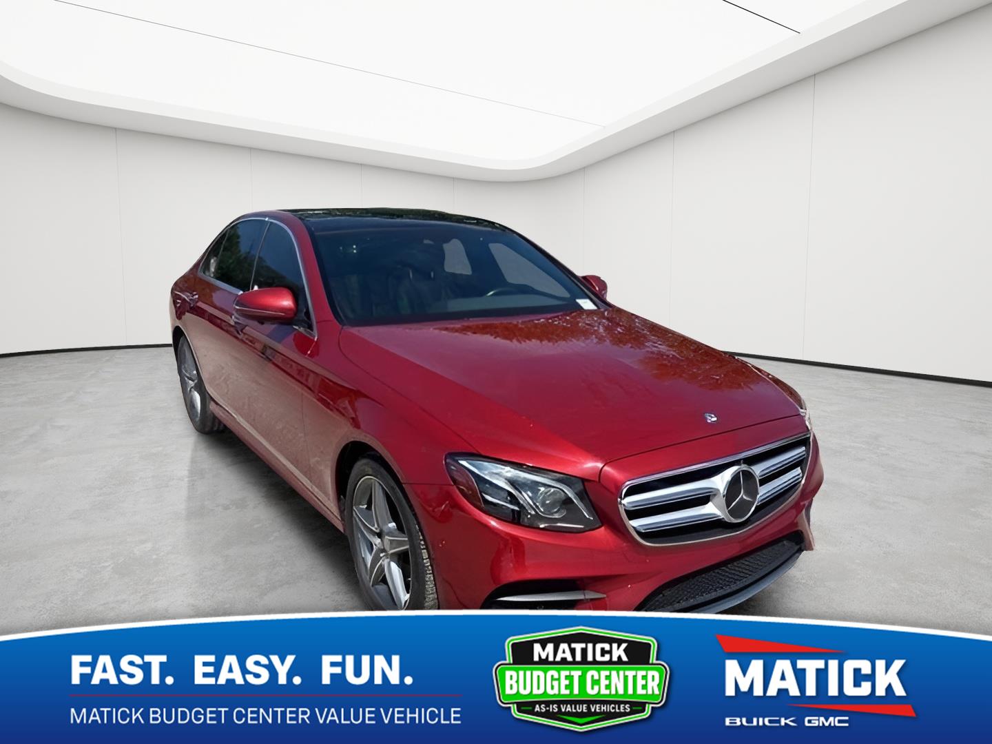 designo Cardinal Red Metallic 2017 Mercedes-Benz E-Class Sedan All-Wheel Drive Automatic