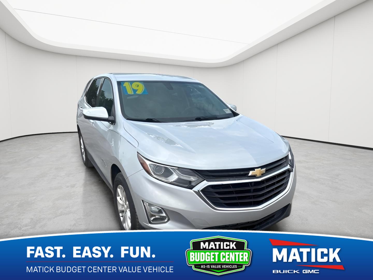 Silver Ice Metallic 2019 Chevrolet Equinox SUV / Crossover Front-Wheel Drive 6-Speed Automatic Overdrive