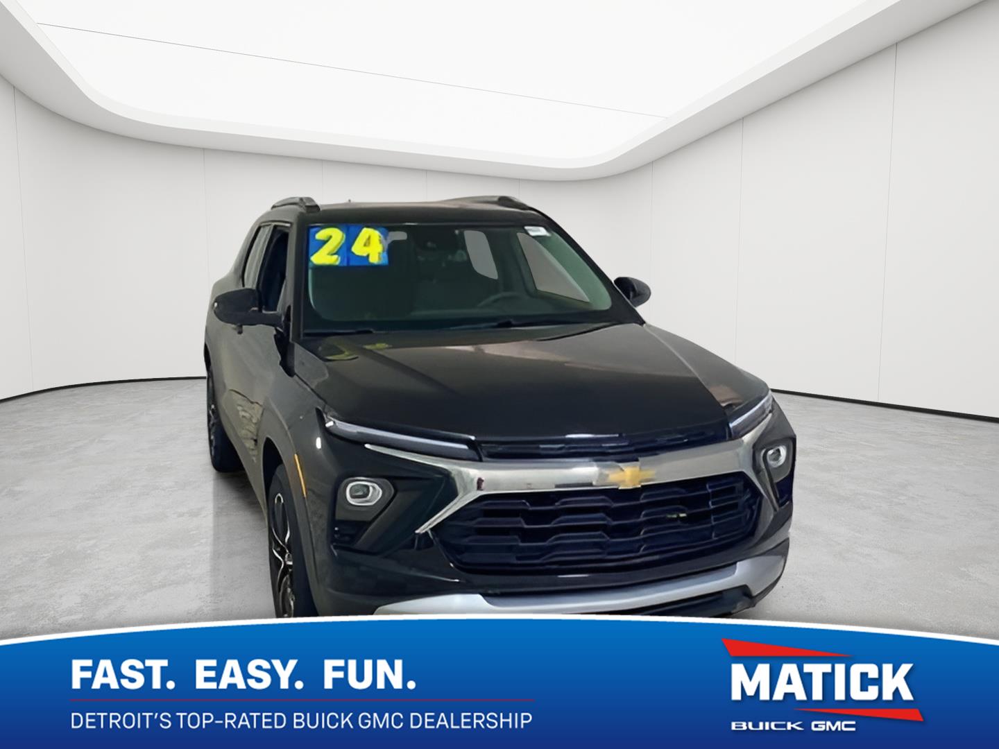 Black 2024 Chevrolet Trailblazer SUV / Crossover Front-Wheel Drive Continuously Variable Transmission
