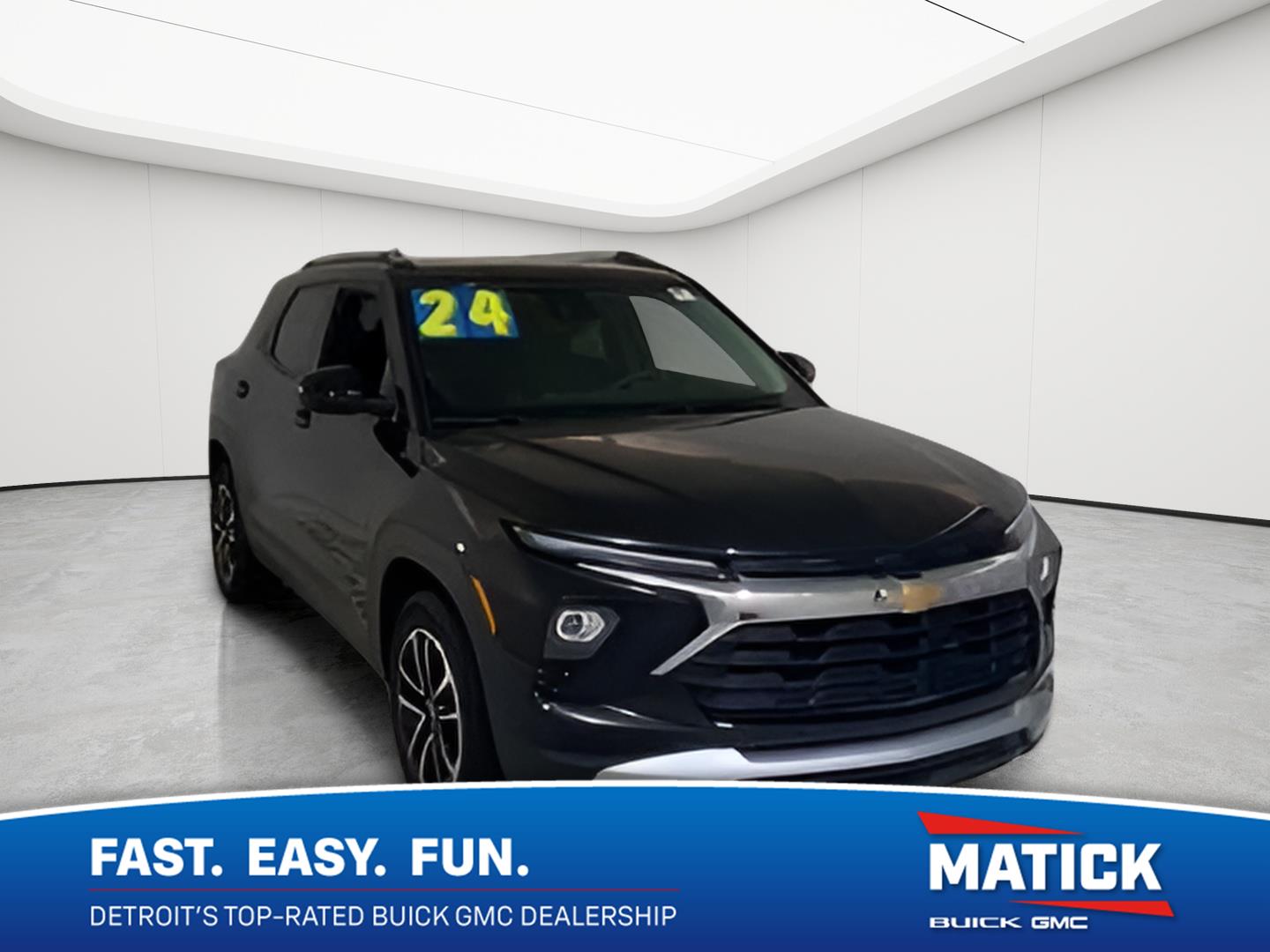 Black 2024 Chevrolet Trailblazer SUV / Crossover Front-Wheel Drive Continuously Variable Transmission