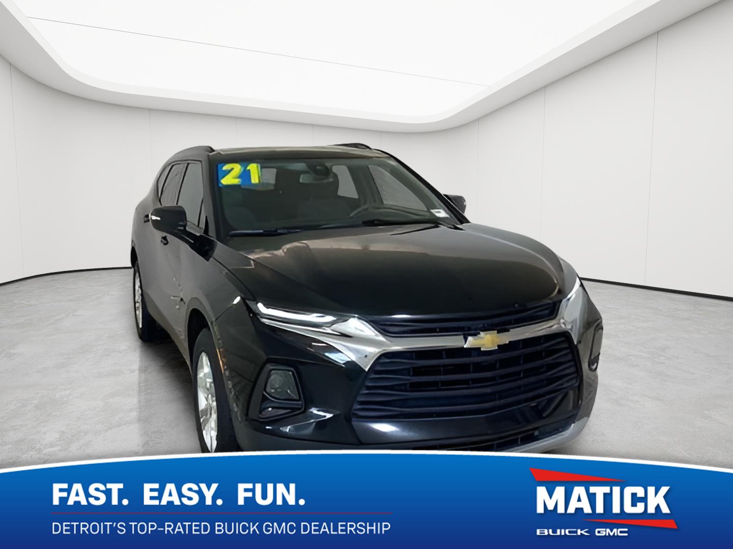 Black 2021 Chevrolet Blazer SUV / Crossover Front-Wheel Drive 9-Speed Automatic