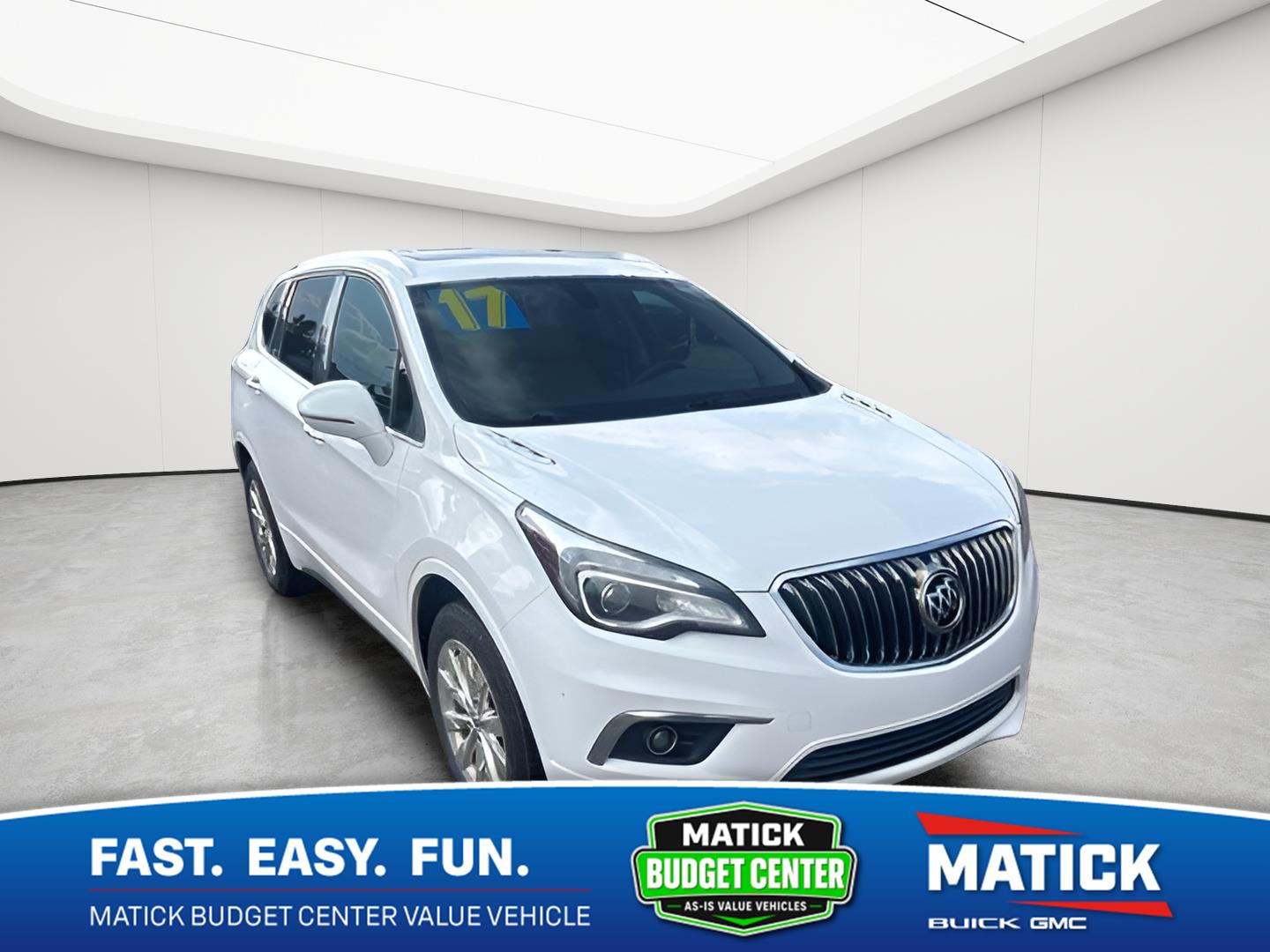 Summit White 2017 Buick Envision SUV / Crossover Front-Wheel Drive 6-Speed Automatic