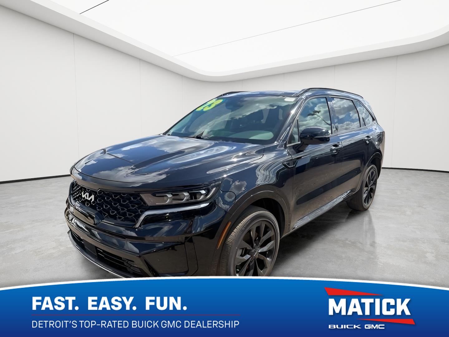 Ebony Black 2023 Kia Sorento SUV / Crossover All-Wheel Drive 8-Speed Automatic