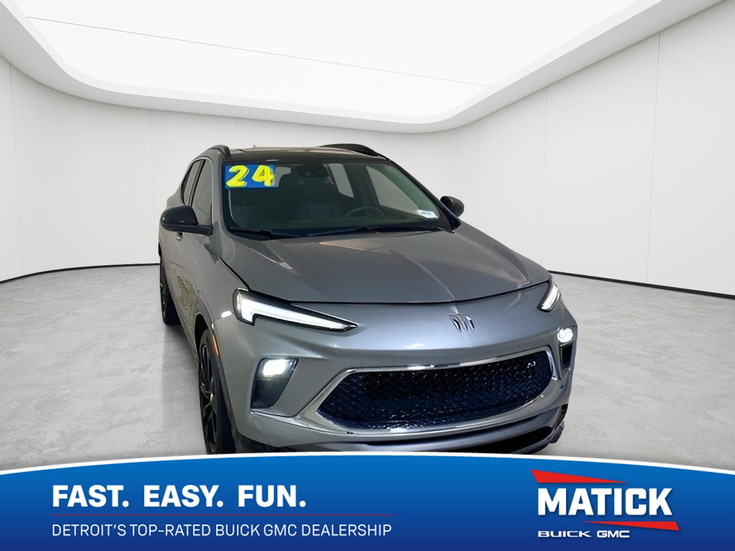 Moonstone Gray Metallic 2024 Buick Encore GX SUV / Crossover Front-Wheel Drive Continuously Variable Transmission