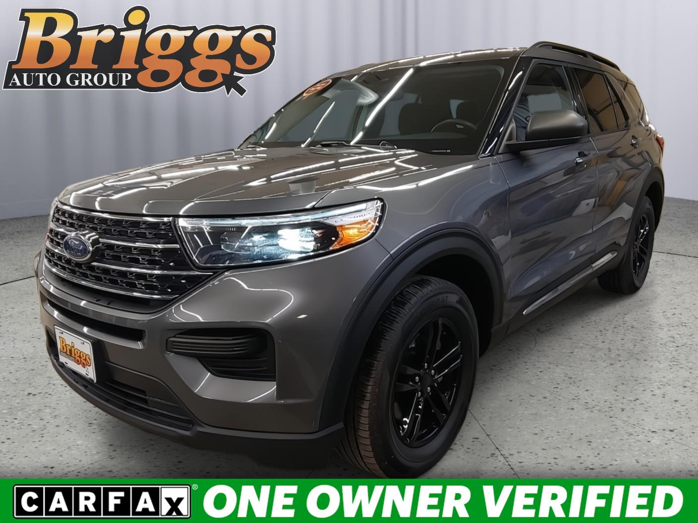 Carbonized Gray Metallic 2021 Ford Explorer XLT AWD SUV / Crossover All-Wheel Drive Automatic