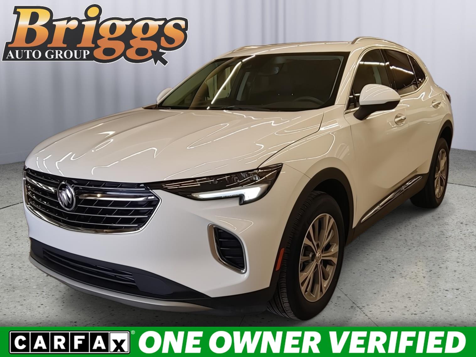 Summit White 2022 Buick Envision Preferred FWD SUV / Crossover Front-Wheel Drive 9-Speed Automatic