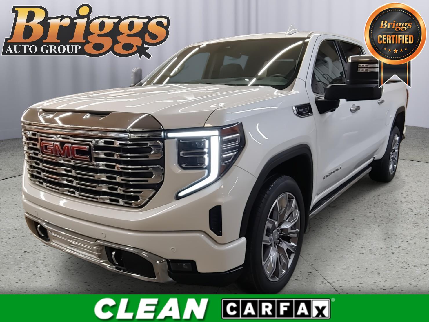 White Frost Tricoat 2024 GMC Sierra 1500 Pickup Truck Four-Wheel Drive Automatic