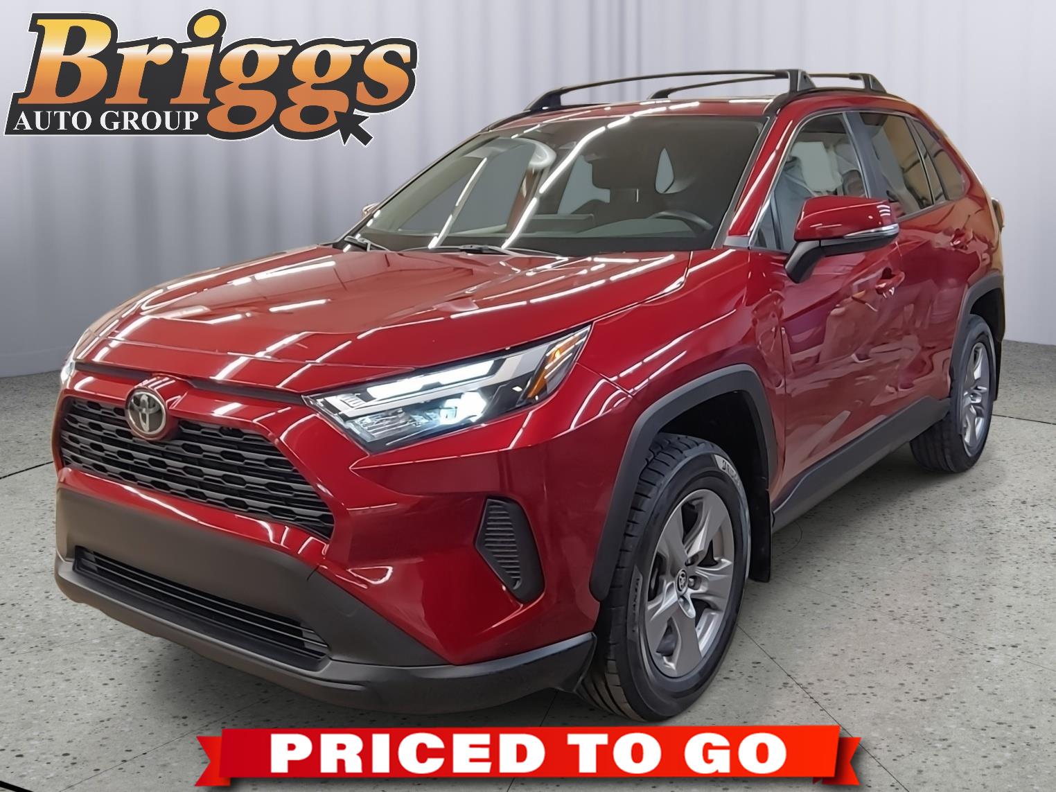 Red (Ruby Flare Pearl) 2023 Toyota RAV4 XLE AWD SUV / Crossover All-Wheel Drive Automatic