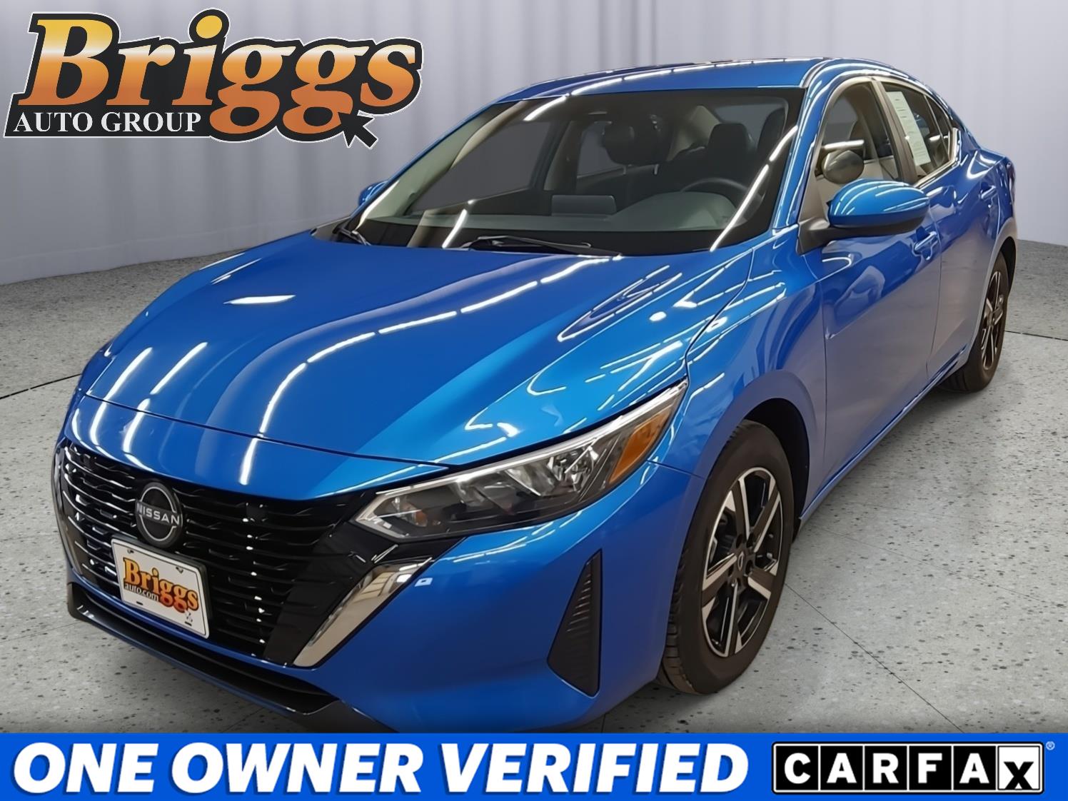 Electric Blue Metallic 2025 Nissan Sentra SV FWD Sedan Front-Wheel Drive Continuously Variable Transmission