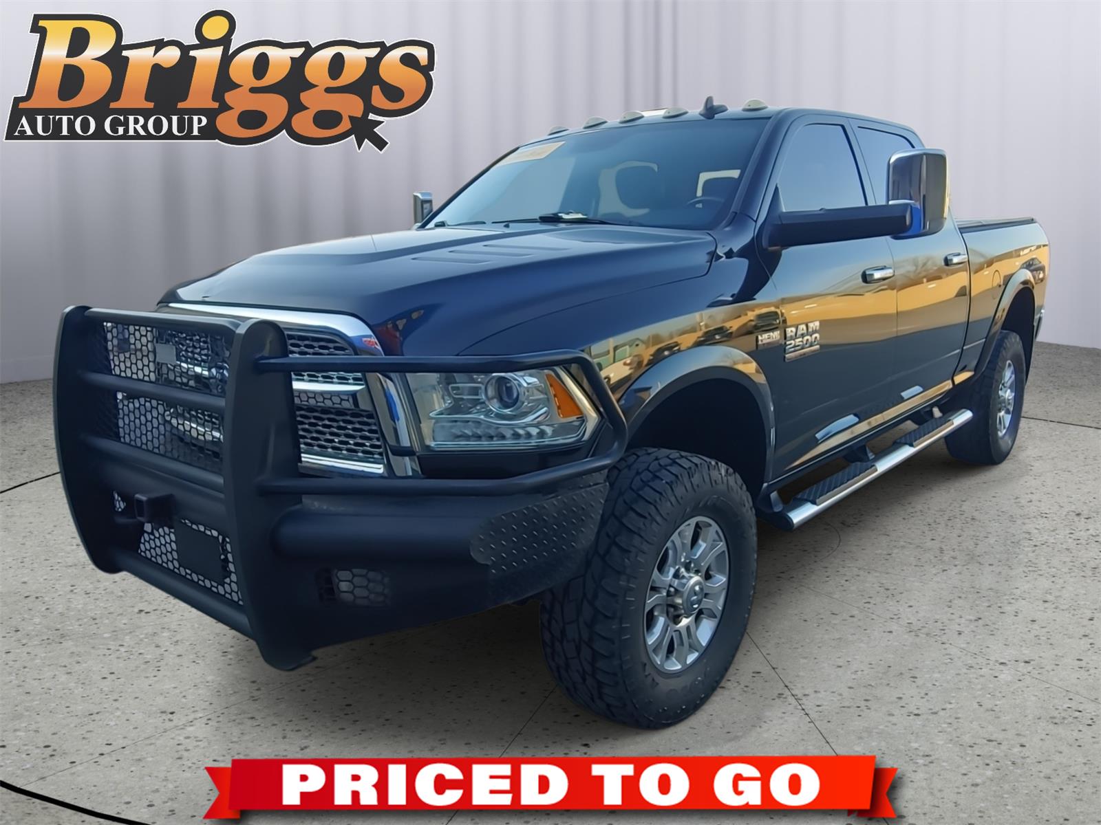 Brilliant Black Crystal Pearlcoat 2018 RAM 2500 Laramie Crew Cab 4WD Pickup Truck Four-Wheel Drive 6-Speed Automatic