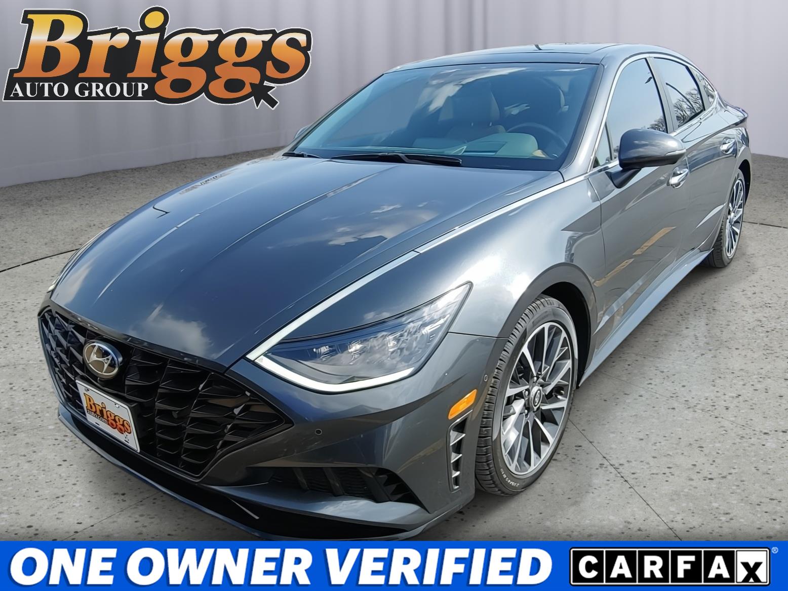 Portofino Gray 2023 Hyundai Sonata Limited FWD Sedan Front-Wheel Drive Automatic