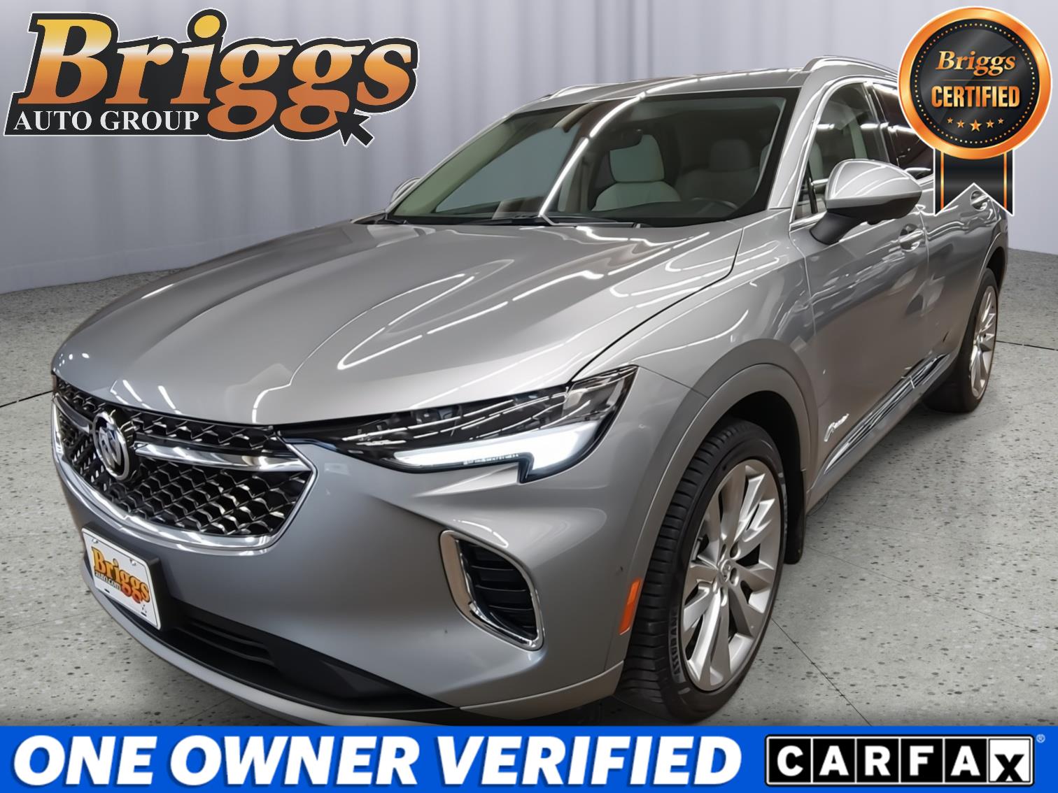Moonstone Gray Metallic 2023 Buick Envision SUV / Crossover Front-Wheel Drive 9-Speed Automatic