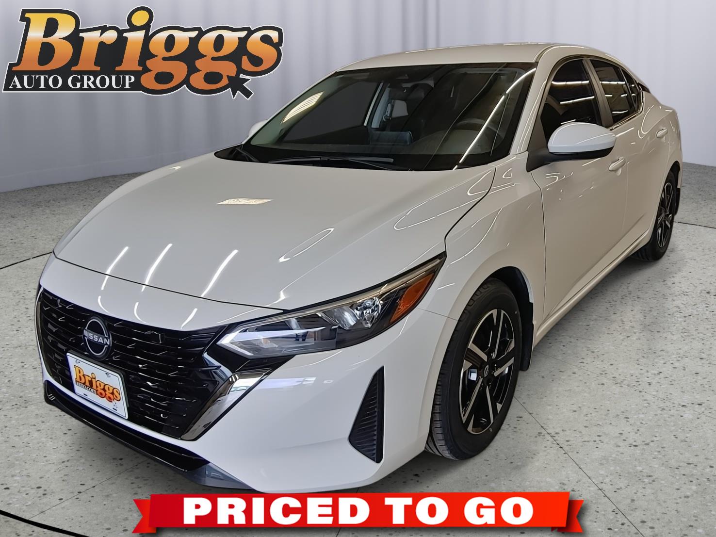 White (Fresh Powder) 2024 Nissan Sentra SV FWD Sedan Front-Wheel Drive Continuously Variable Transmission