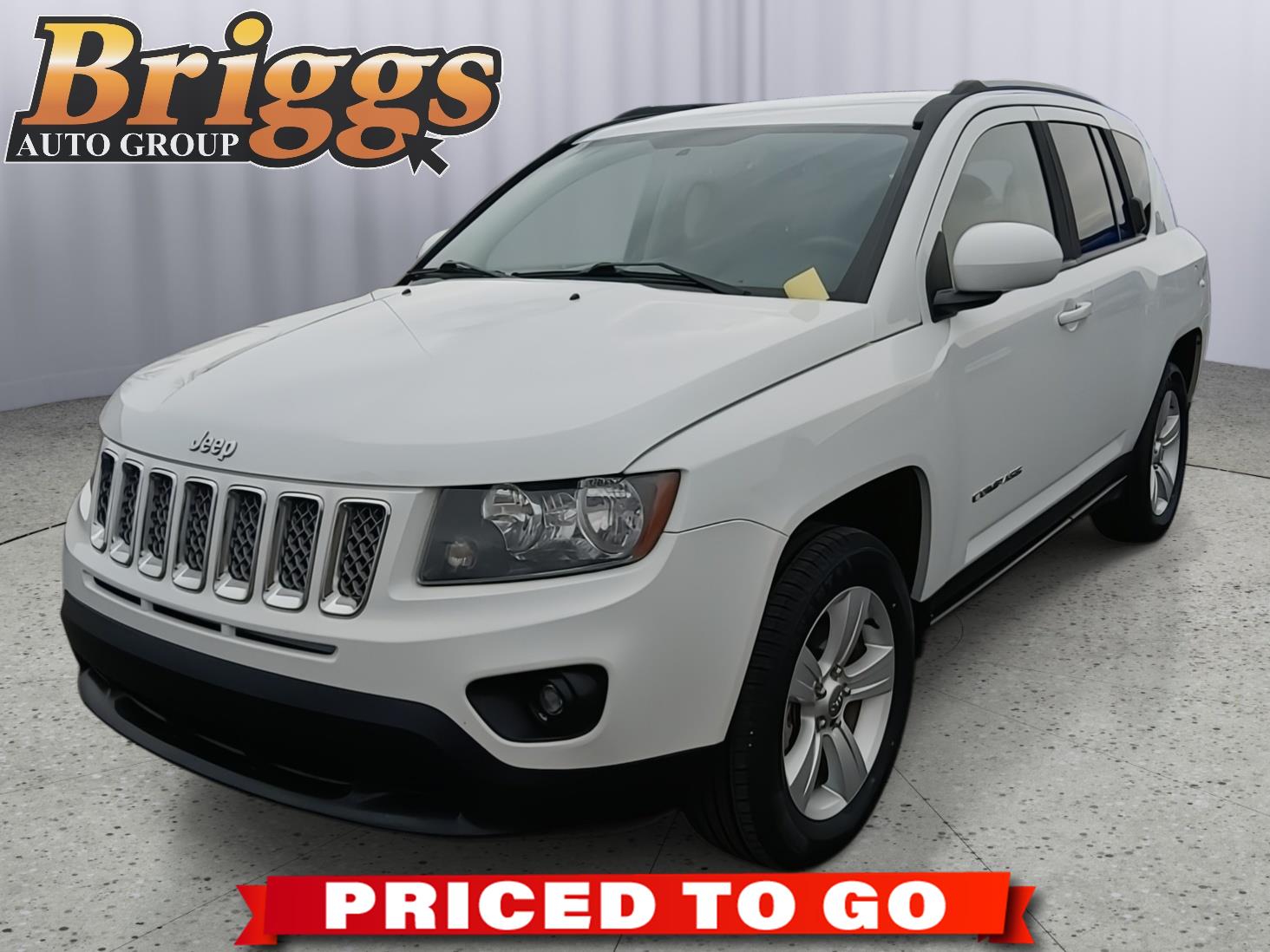 Bright White Clearcoat 2015 Jeep Compass Latitude 4WD SUV / Crossover Four-Wheel Drive 6-Speed Automatic