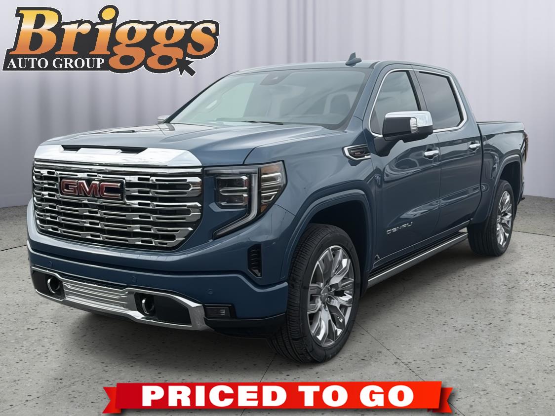 Downpour Metallic 2026 GMC Sierra 1500 Denali Crew Cab 4WD Pickup Truck Four-Wheel Drive Automatic