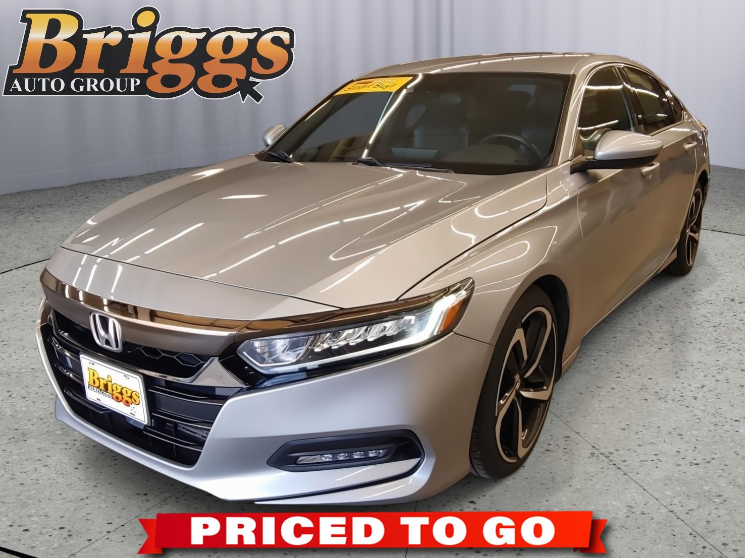 Lunar Silver Metallic 2018 Honda Accord 1.5T Sport FWD Sedan Front-Wheel Drive Continuously Variable Transmission