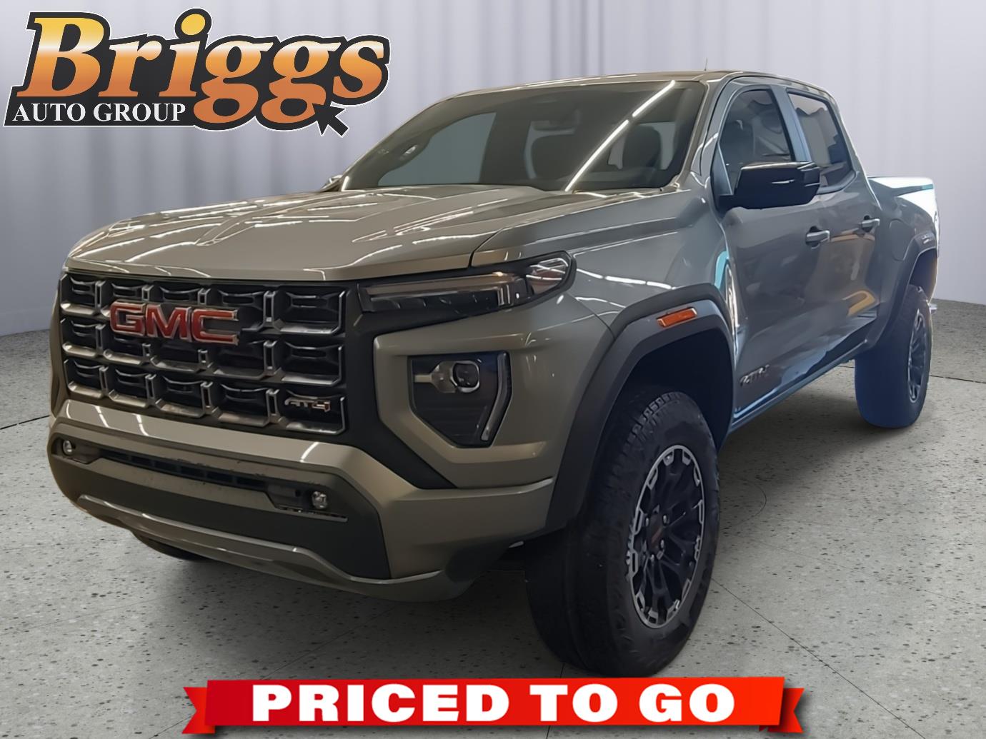 Sterling Metallic 2026 GMC Canyon AT4 Crew Cab 4WD Pickup Truck Four-Wheel Drive 8-Speed Automatic