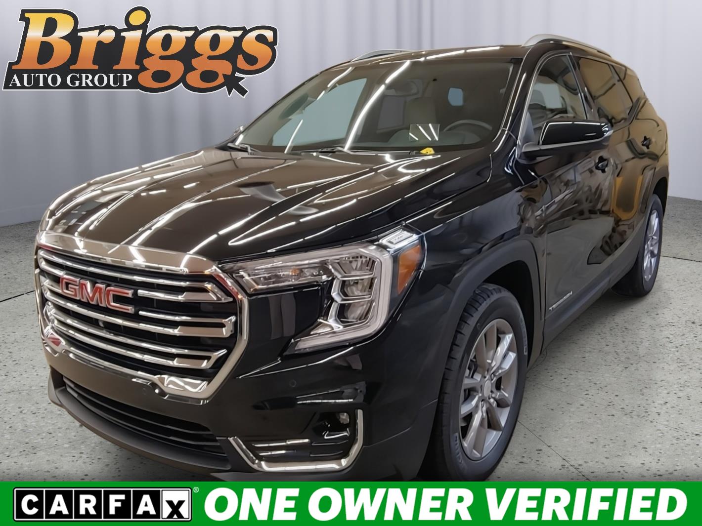 Black (Ebony Twilight Metallic) 2024 GMC Terrain SLT AWD SUV / Crossover All-Wheel Drive 9-Speed Automatic Overdrive