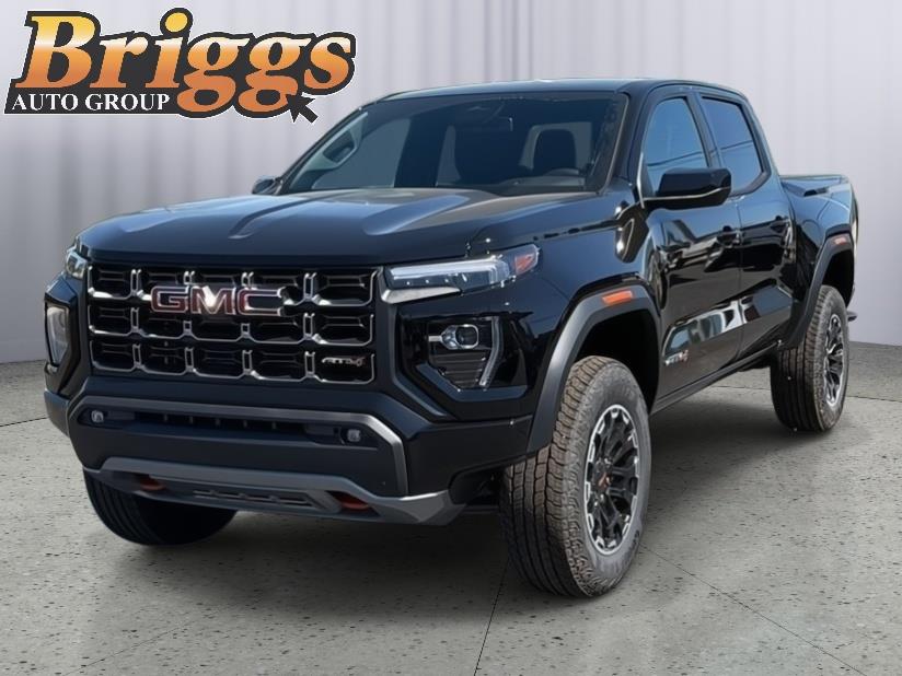Onyx Black 2026 GMC Canyon AT4 Crew Cab 4WD Pickup Truck Four-Wheel Drive 8-Speed Automatic