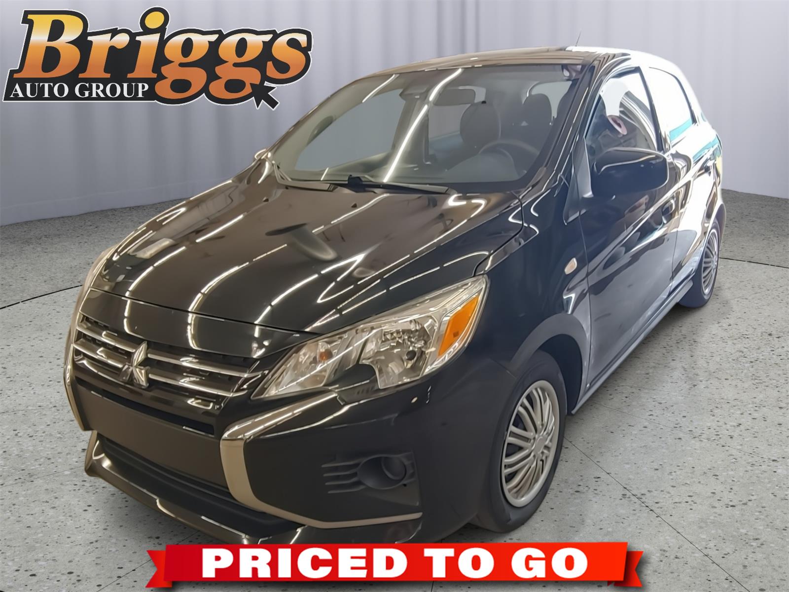 Mystic Black Metallic 2021 Mitsubishi Mirage ES FWD Hatchback Front-Wheel Drive Continuously Variable Transmission