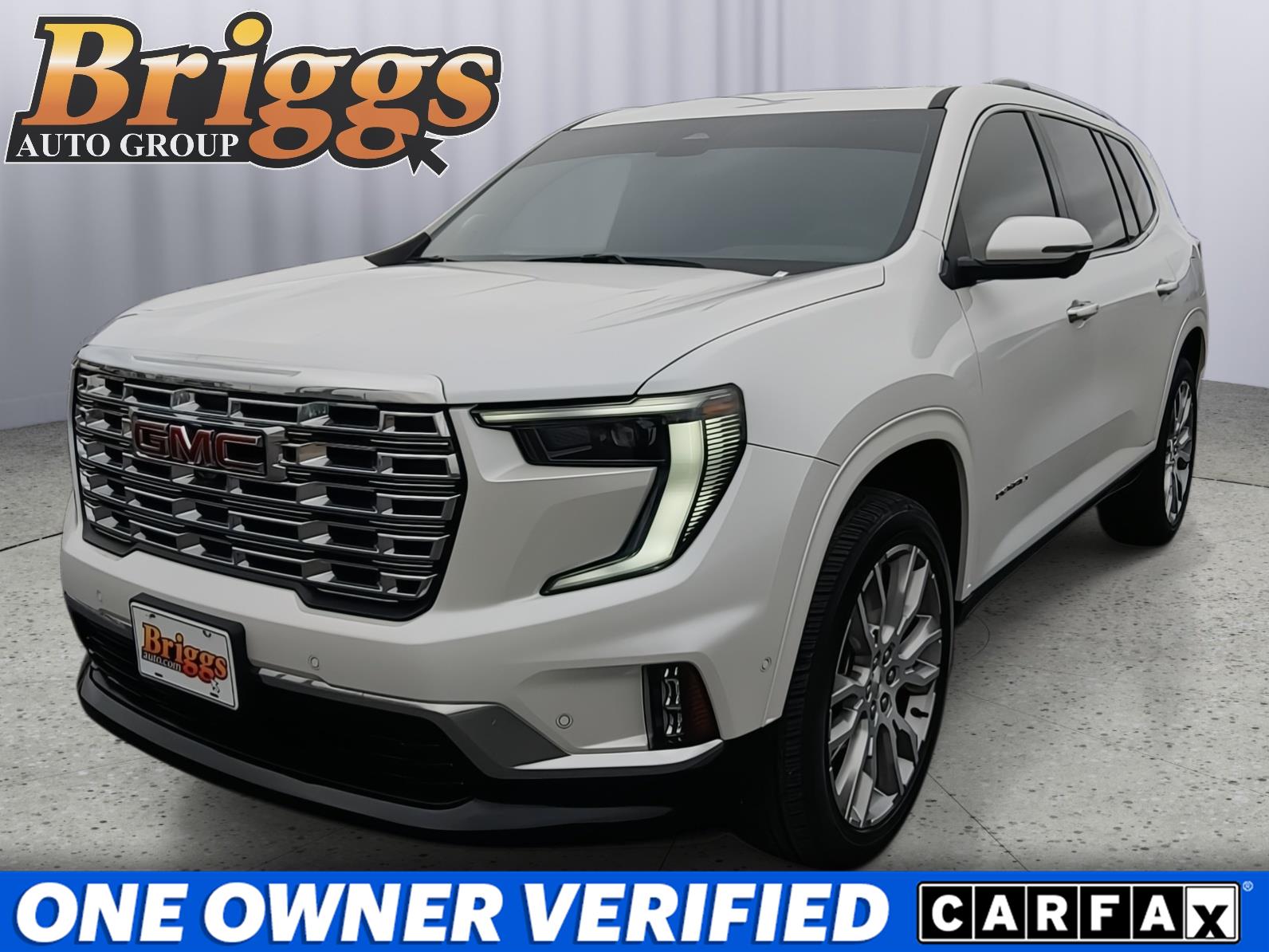 White Frost Tricoat 2024 GMC Acadia Denali AWD SUV / Crossover Four-Wheel Drive 8-Speed Automatic