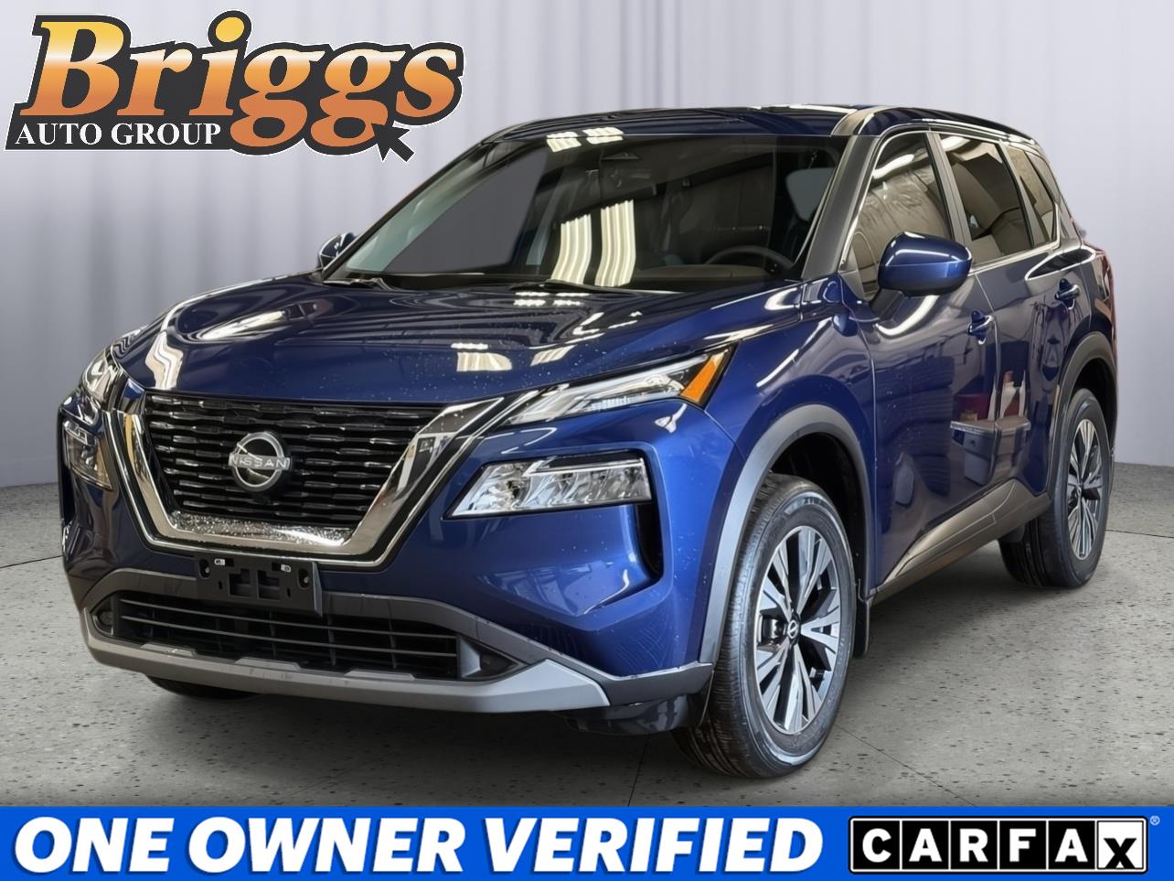 Caspian Blue Metallic 2023 Nissan Rogue SUV / Crossover Front-Wheel Drive Continuously Variable Transmission