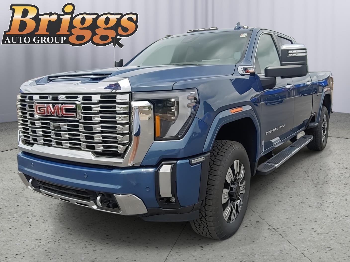 Downpour Metallic 2026 GMC Sierra 2500HD Denali Crew Cab 4WD Pickup Truck Four-Wheel Drive Automatic