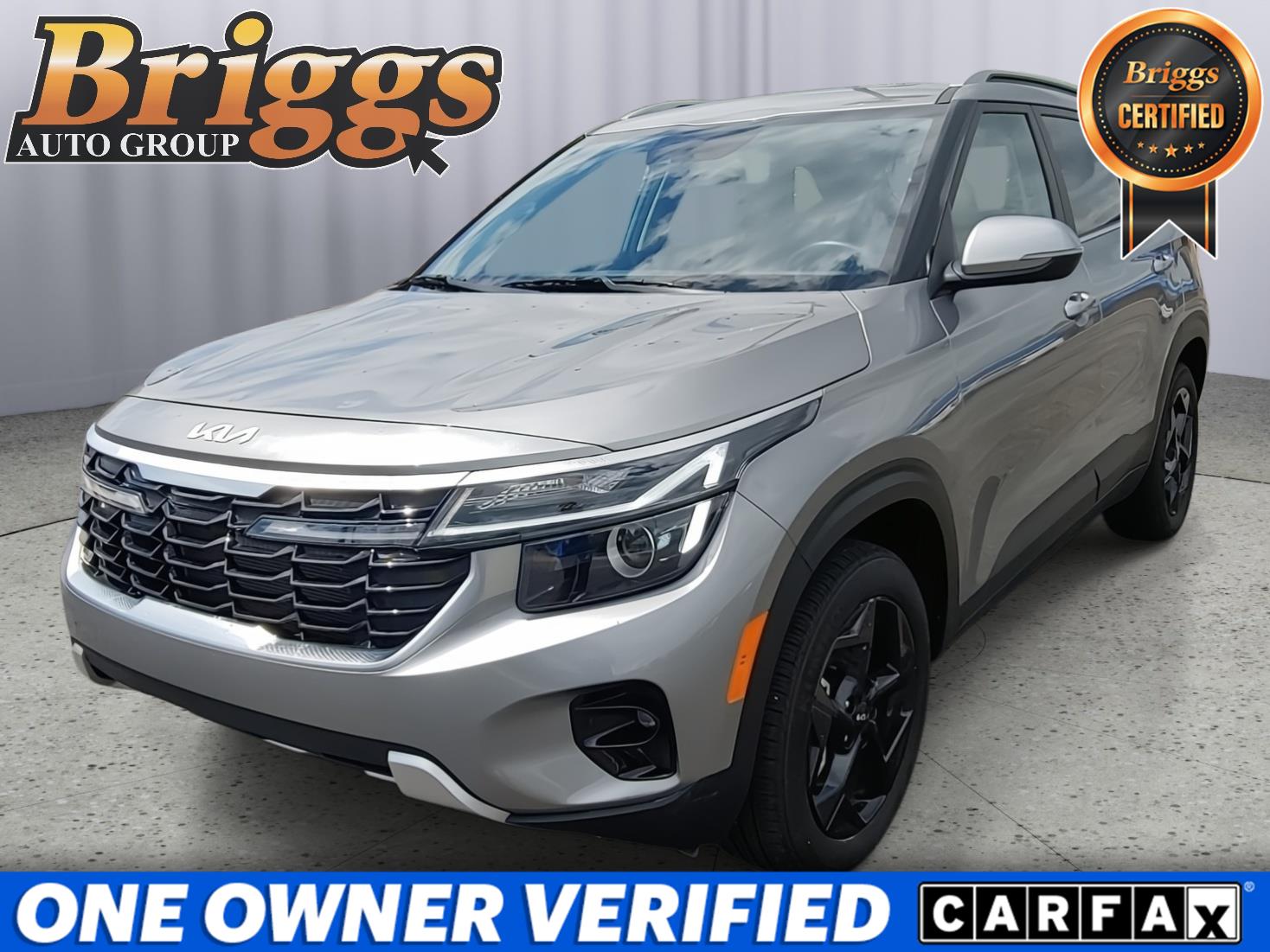 Steel Gray 2026 Kia Seltos SUV / Crossover All-Wheel Drive Continuously Variable Transmission