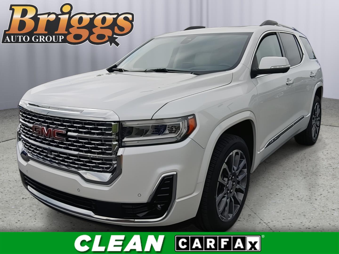 White Frost Tricoat 2022 GMC Acadia SUV / Crossover Four-Wheel Drive 9-Speed Automatic