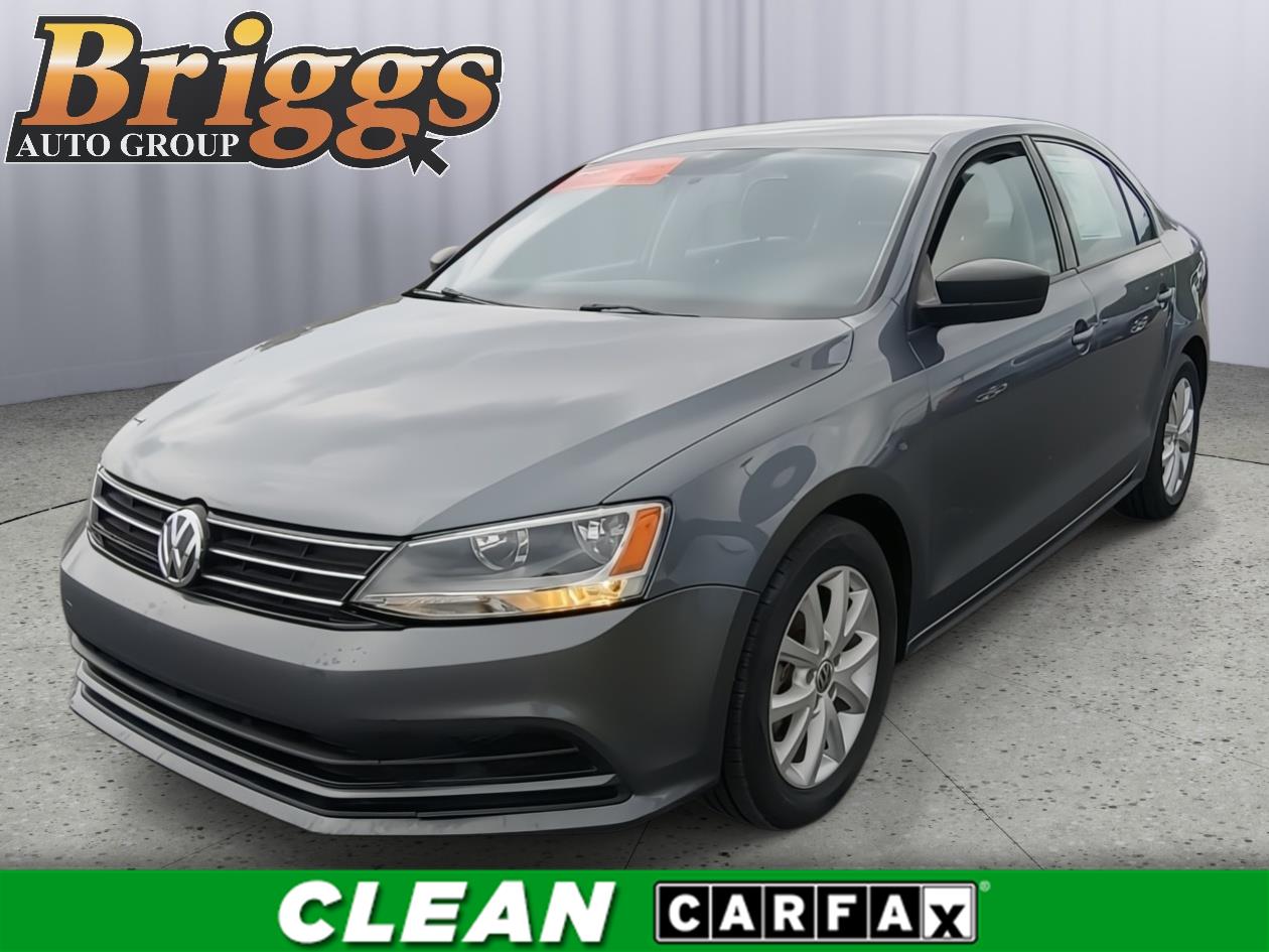Platinum Gray Metallic 2015 Volkswagen Jetta Sedan Front-Wheel Drive Automatic