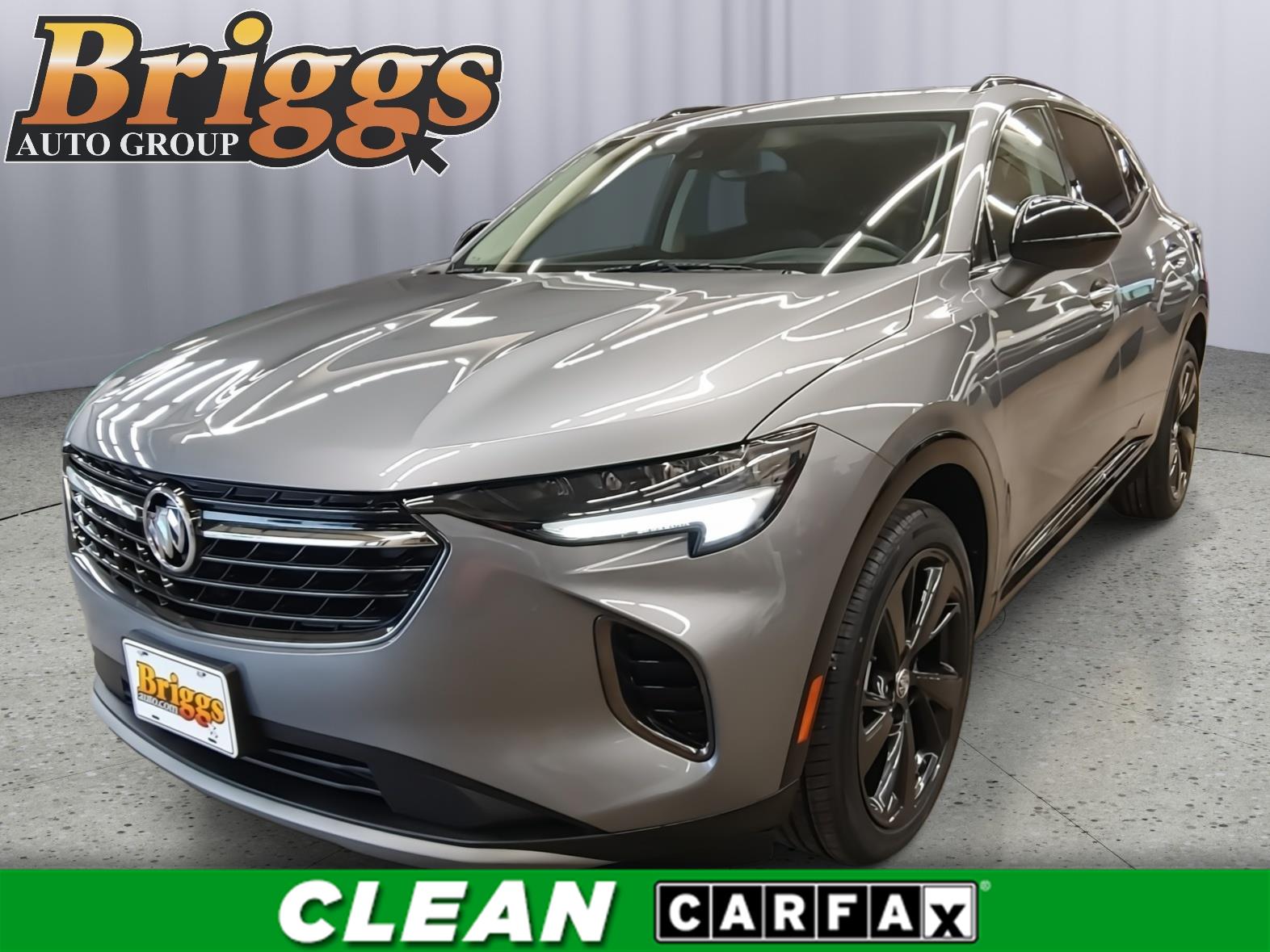 Gray (Satin Steel Metallic) 2022 Buick Envision Preferred FWD SUV / Crossover Front-Wheel Drive 9-Speed Automatic