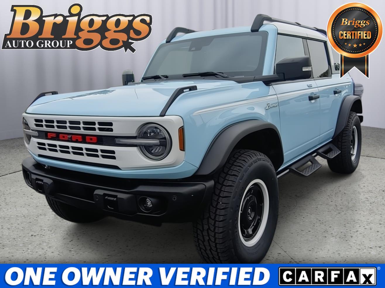 Robins Egg Blue 2023 Ford Bronco SUV / Crossover Four-Wheel Drive Automatic