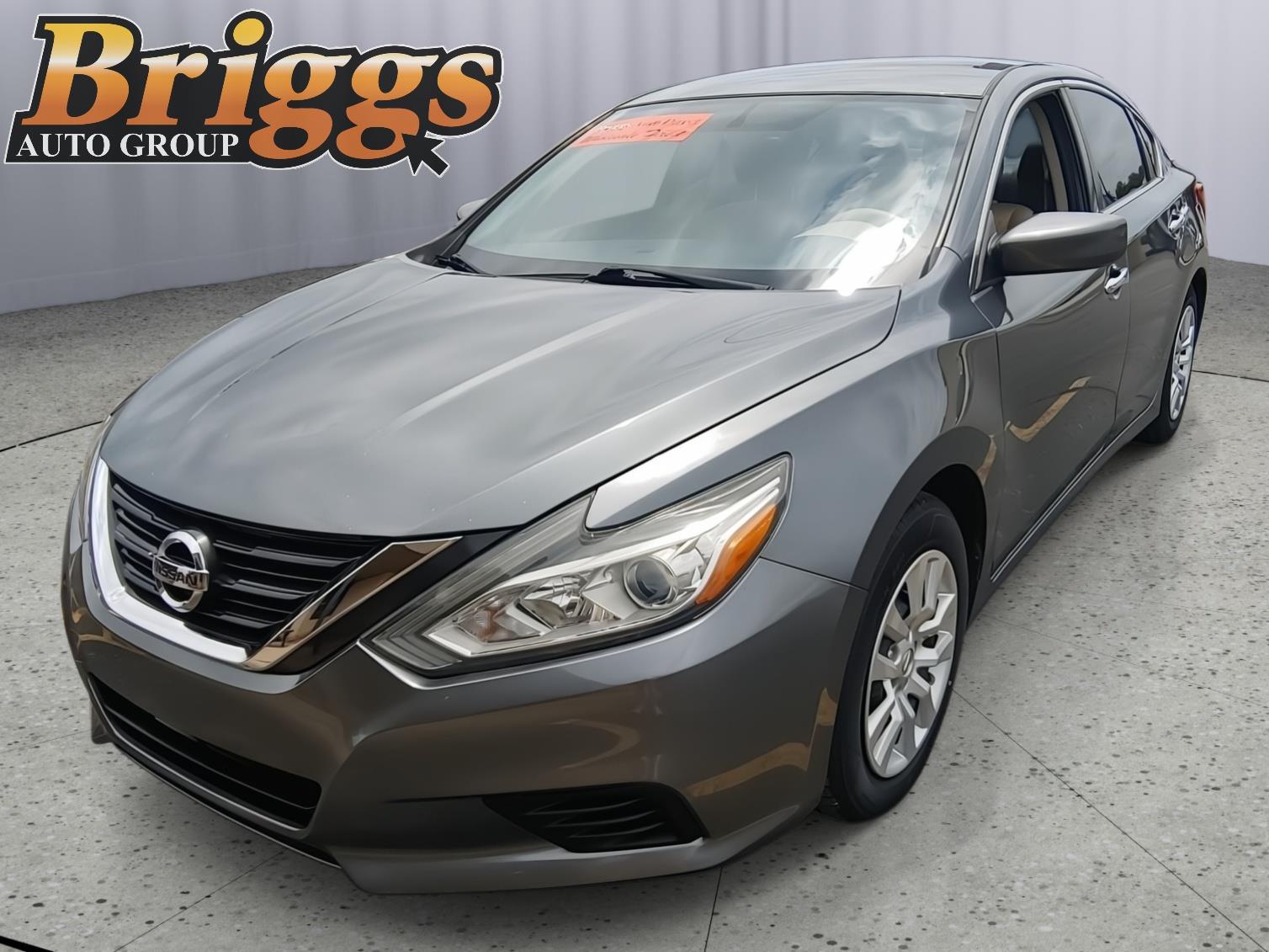 Brilliant Silver 2016 Nissan Altima Sedan Front-Wheel Drive Continuously Variable Transmission