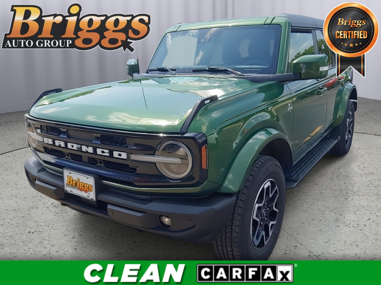 Eruption Green Metallic 2023 Ford Bronco SUV / Crossover Four-Wheel Drive Automatic