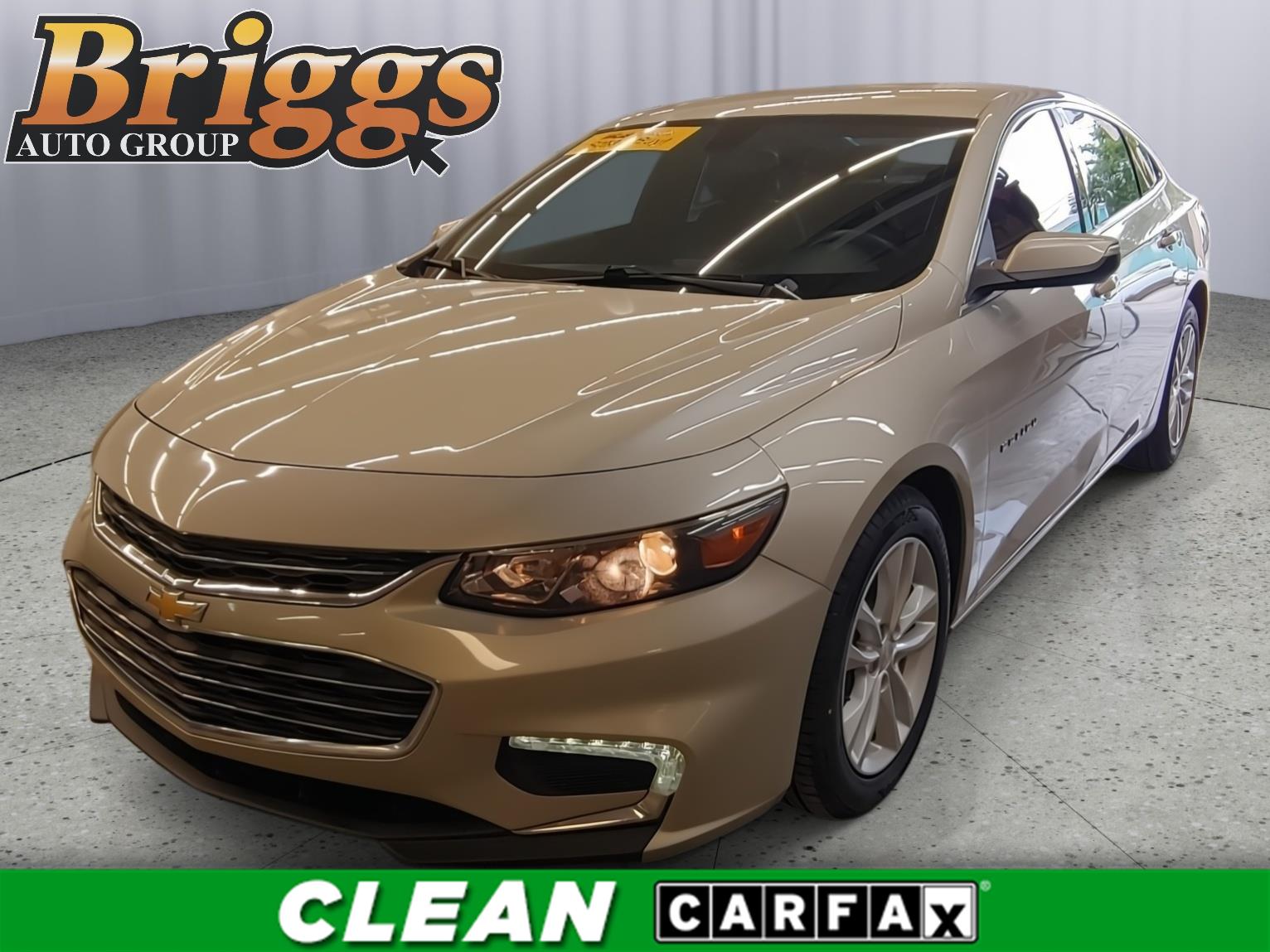 Champagne Silver Metallic 2016 Chevrolet Malibu Sedan Front-Wheel Drive 6-Speed Automatic