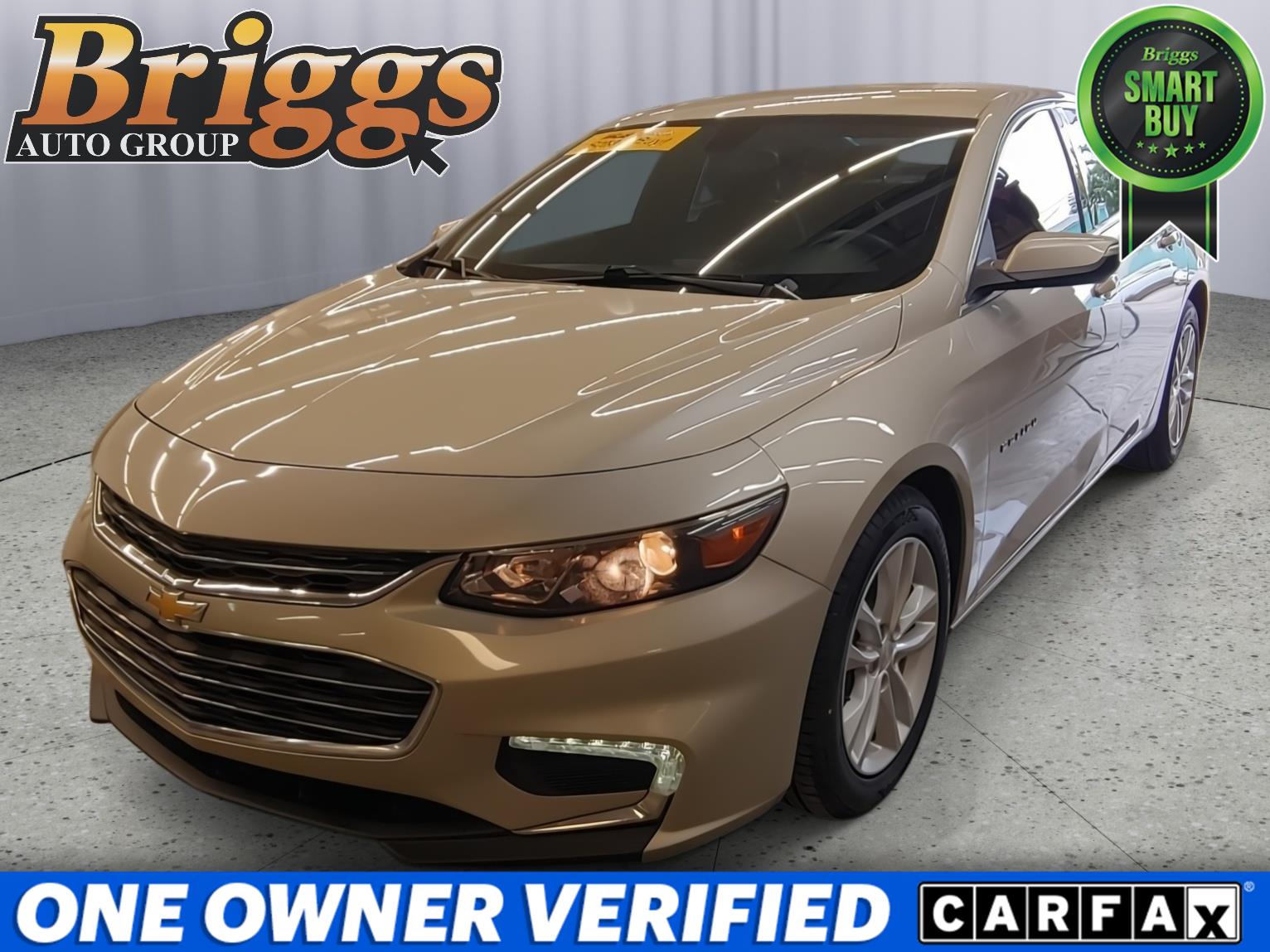 Champagne Silver Metallic 2016 Chevrolet Malibu Sedan Front-Wheel Drive 6-Speed Automatic