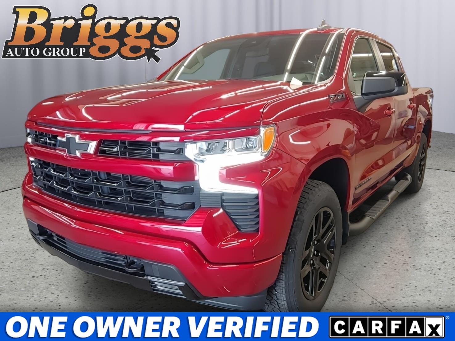 Radiant Red Tintcoat 2024 Chevrolet Silverado 1500 Pickup Truck Four-Wheel Drive Automatic