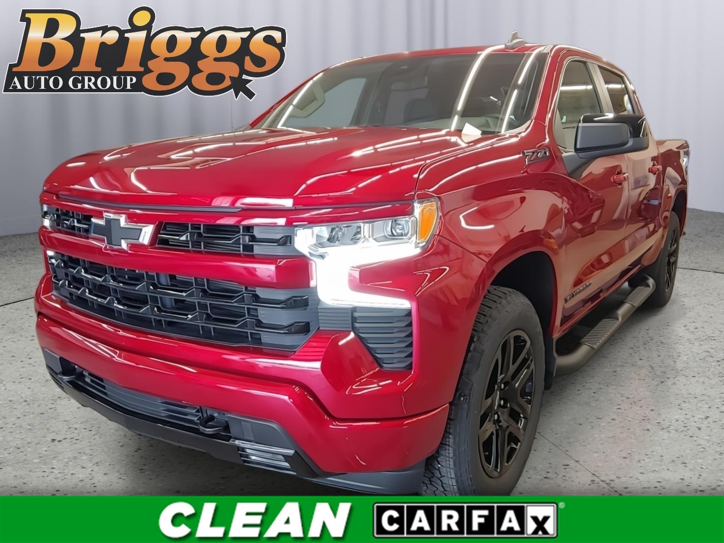 Radiant Red Tintcoat 2024 Chevrolet Silverado 1500 Pickup Truck Four-Wheel Drive Automatic