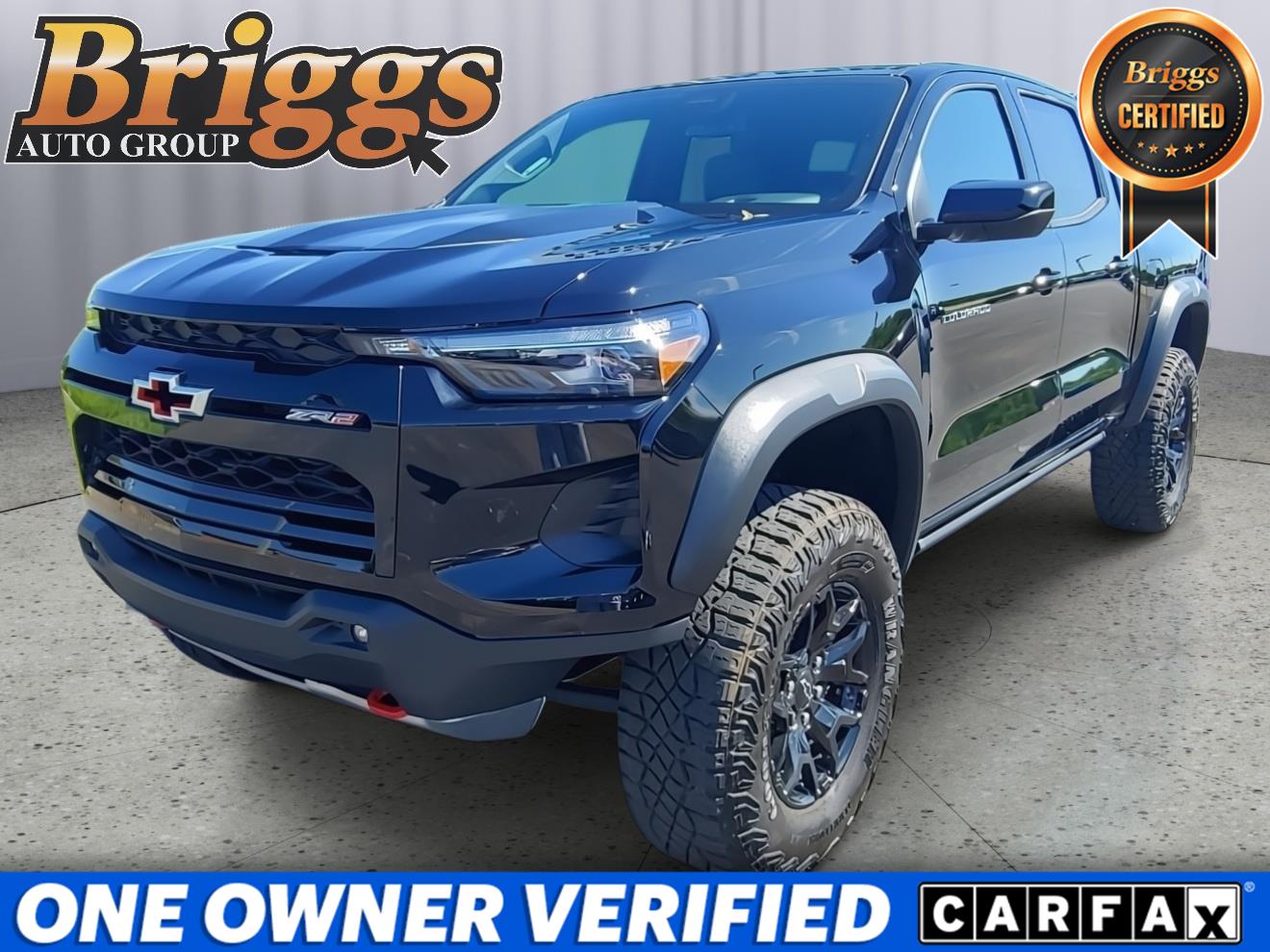 Black 2024 Chevrolet Colorado Pickup Truck Four-Wheel Drive 8-Speed Automatic