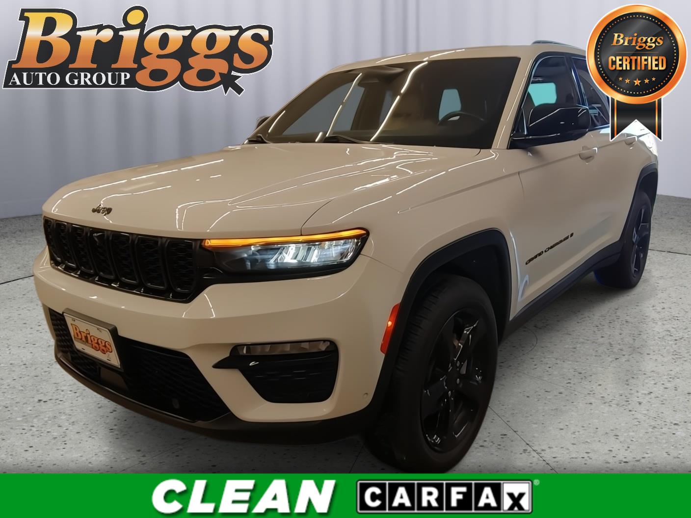 Bright White Clearcoat 2023 Jeep Grand Cherokee SUV / Crossover Four-Wheel Drive 8-Speed Automatic