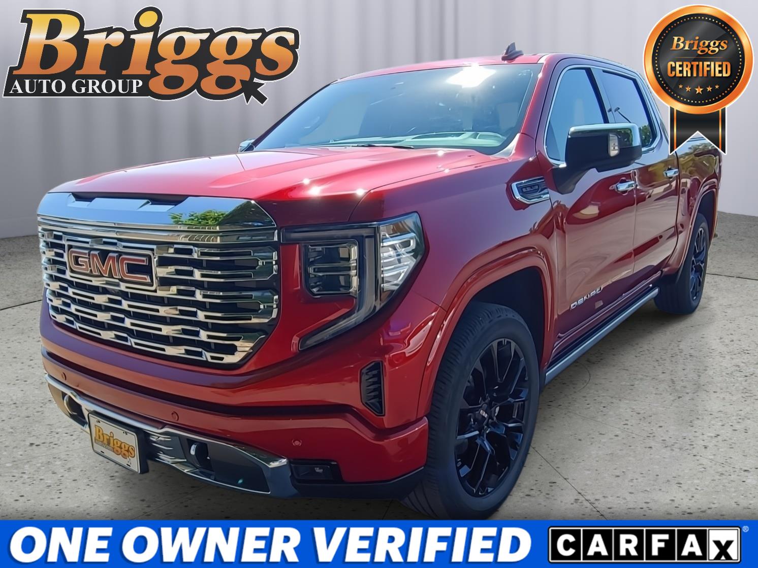 Volcanic Red Tintcoat 2024 GMC Sierra 1500 Pickup Truck Four-Wheel Drive Automatic