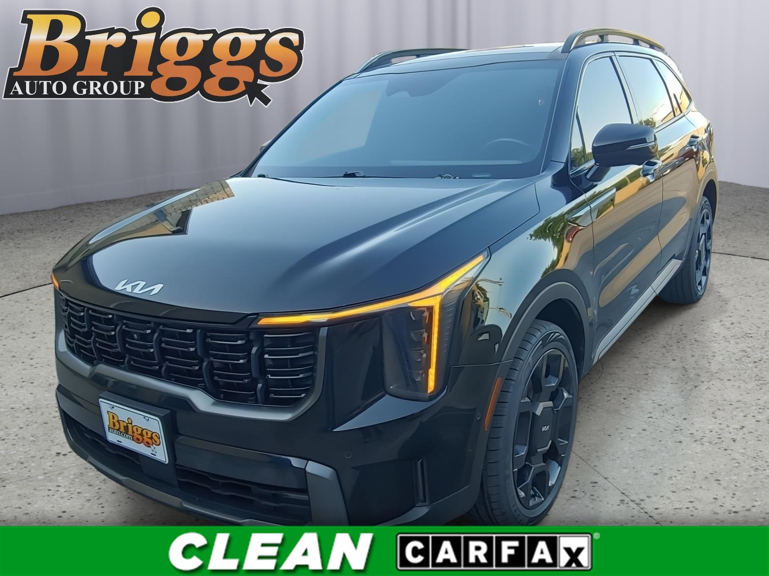 Ebony Black 2024 Kia Sorento SUV / Crossover All-Wheel Drive Automatic