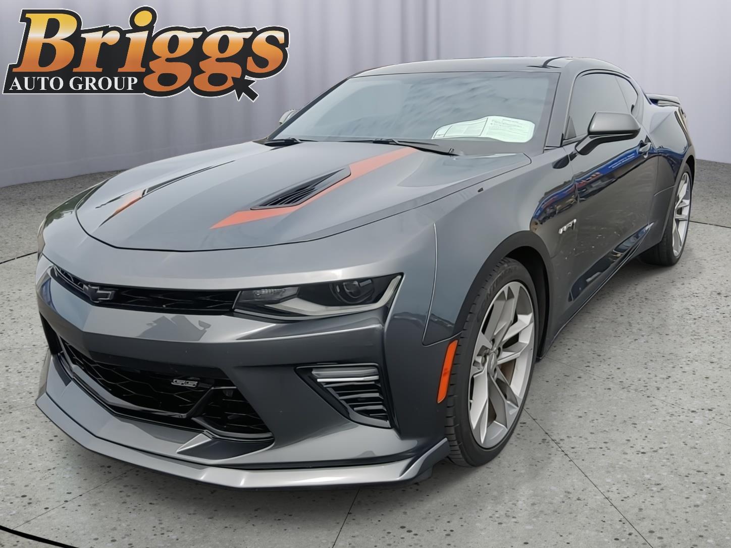 Nightfall Gray Metallic 2017 Chevrolet Camaro Coupe Rear-Wheel Drive 8-Speed Automatic