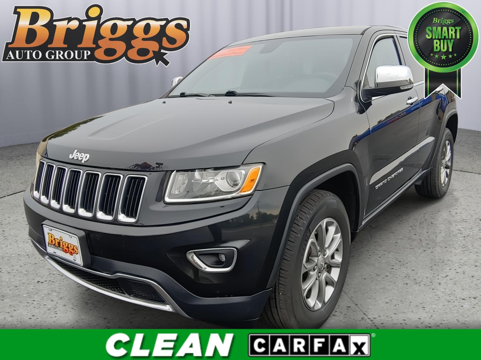 Brilliant Black Crystal Pearlcoat 2015 Jeep Grand Cherokee SUV / Crossover Four-Wheel Drive 8-Speed Automatic