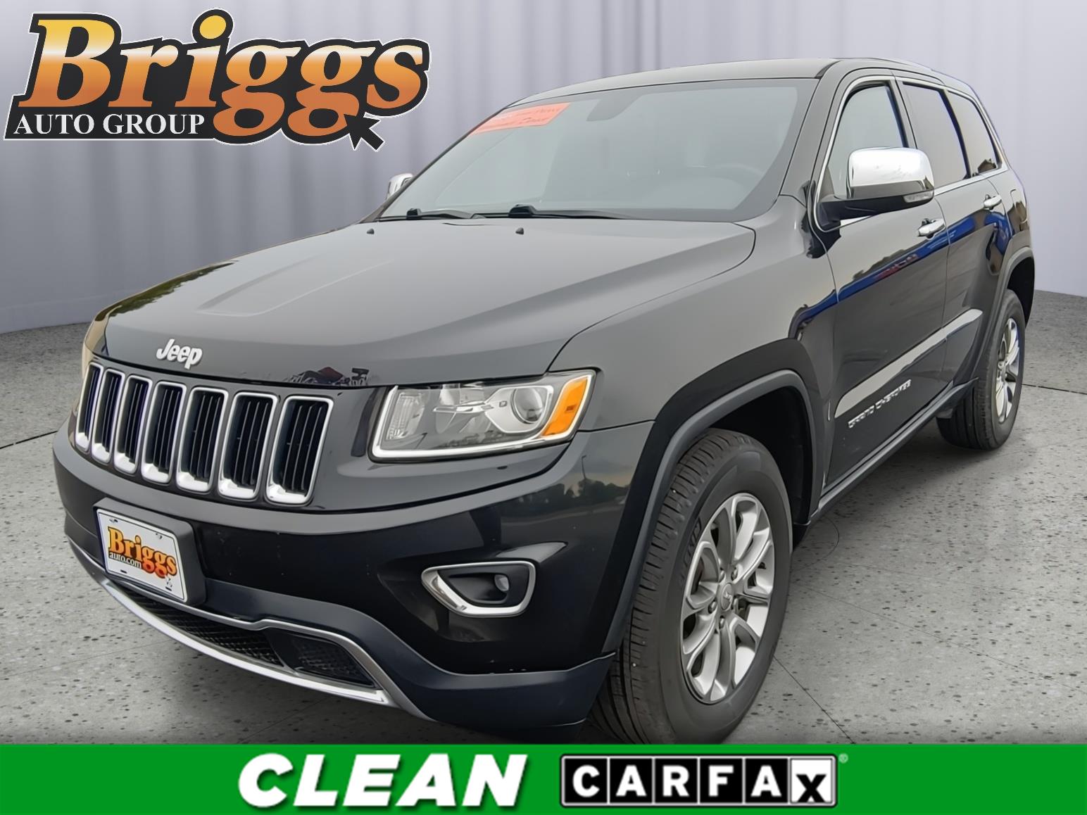 Brilliant Black Crystal Pearlcoat 2015 Jeep Grand Cherokee SUV / Crossover Four-Wheel Drive 8-Speed Automatic