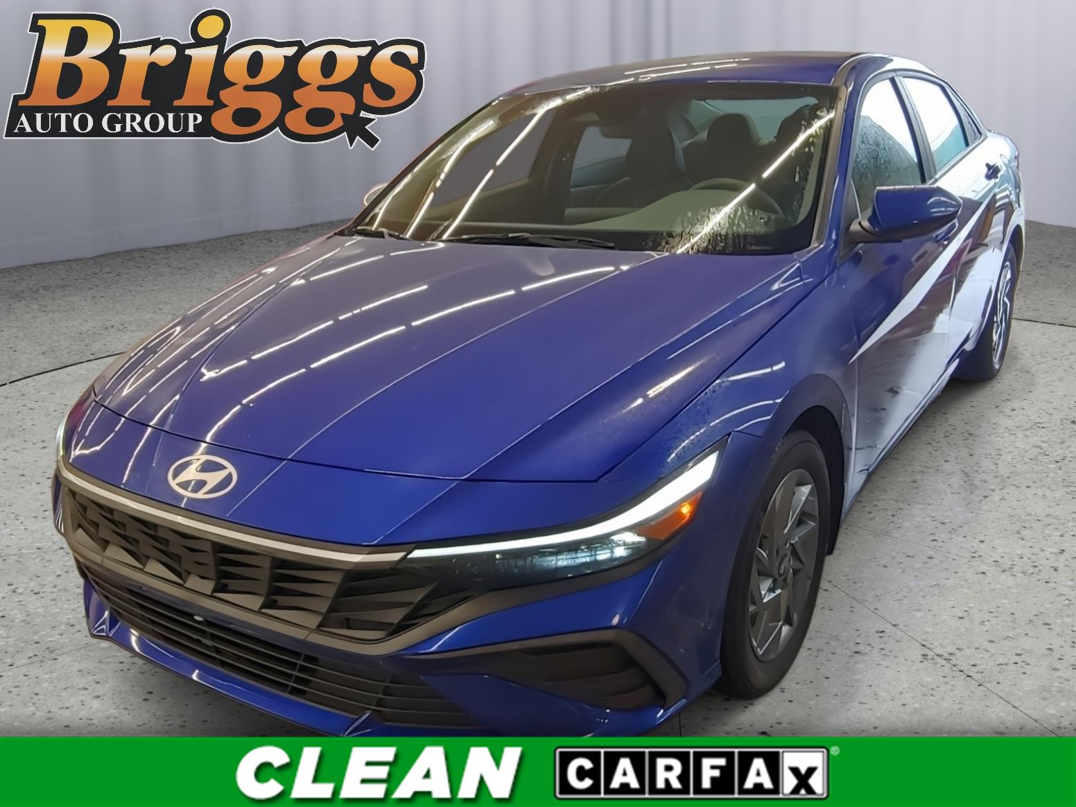 Intense Blue 2024 Hyundai Elantra Sedan Front-Wheel Drive Continuously Variable Transmission
