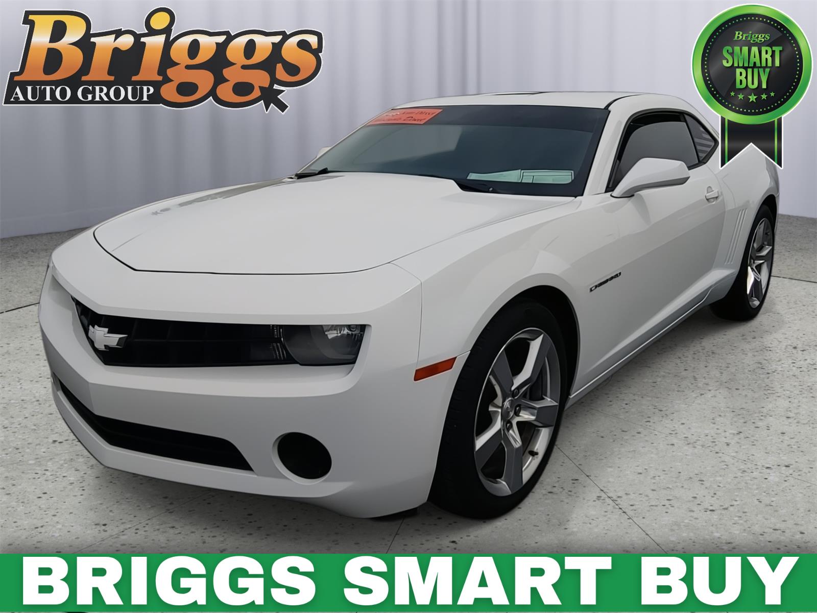 Summit White 2013 Chevrolet Camaro Coupe Rear-Wheel Drive 6-Speed Automatic