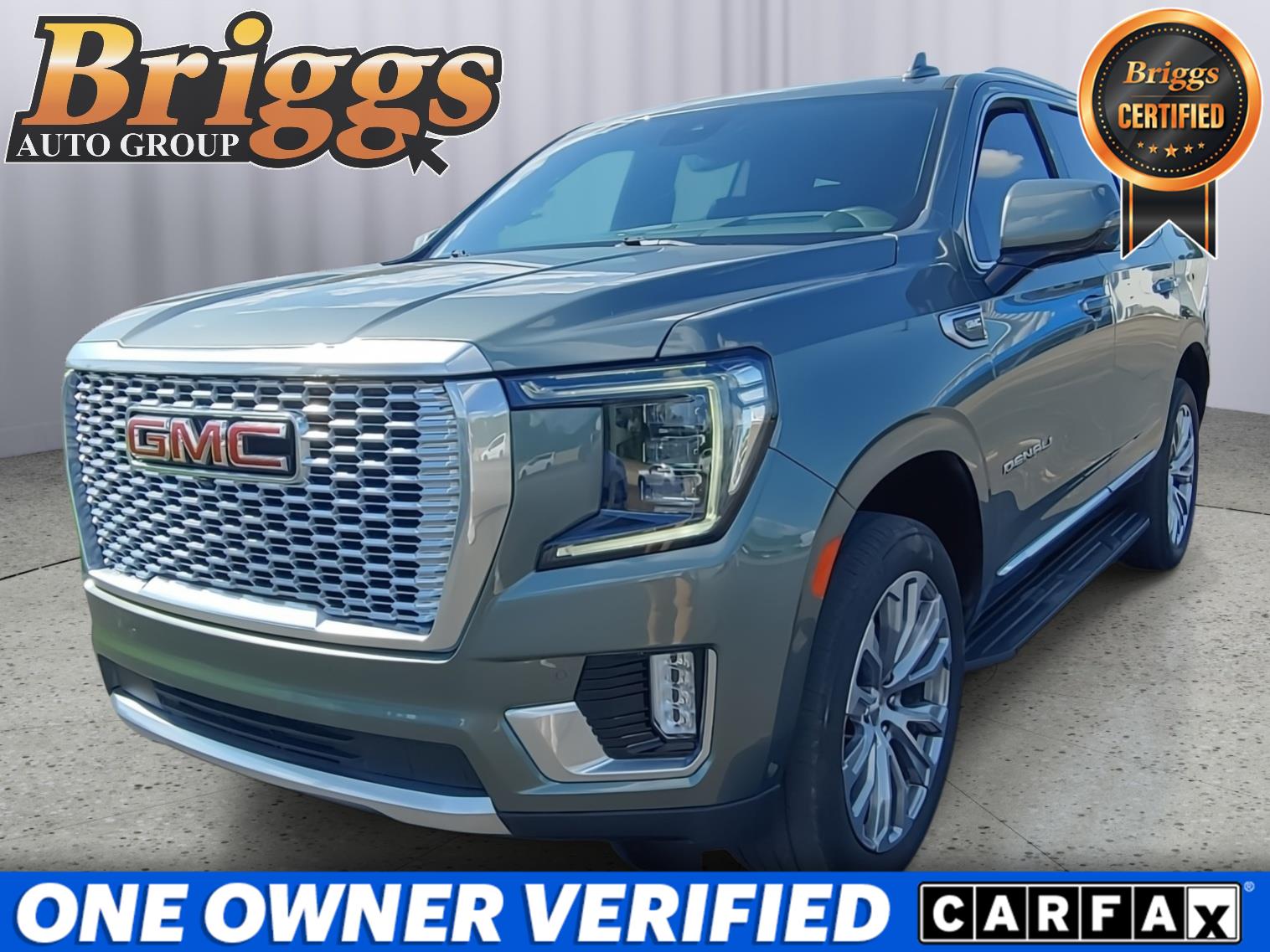 Frosted Pine Metallic 2024 GMC Yukon SUV / Crossover Four-Wheel Drive Automatic