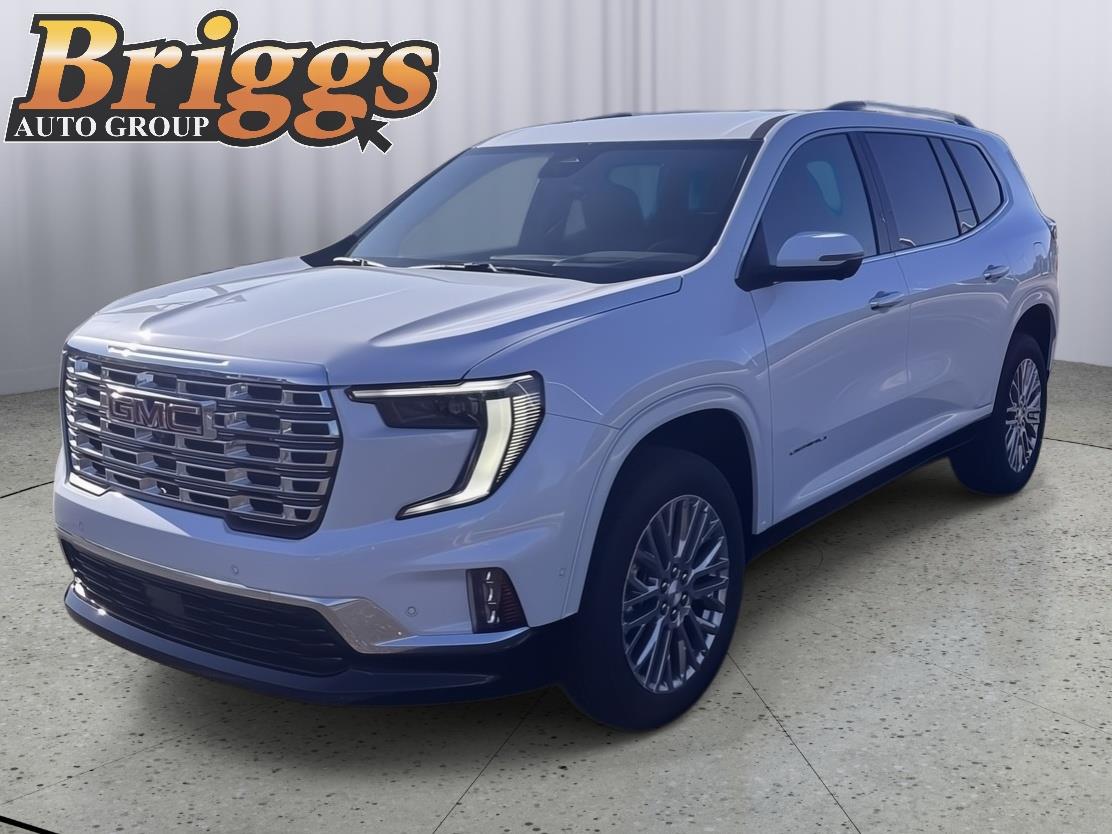 Glacier White Tricoat 2026 GMC Acadia SUV / Crossover Four-Wheel Drive 8-Speed Automatic